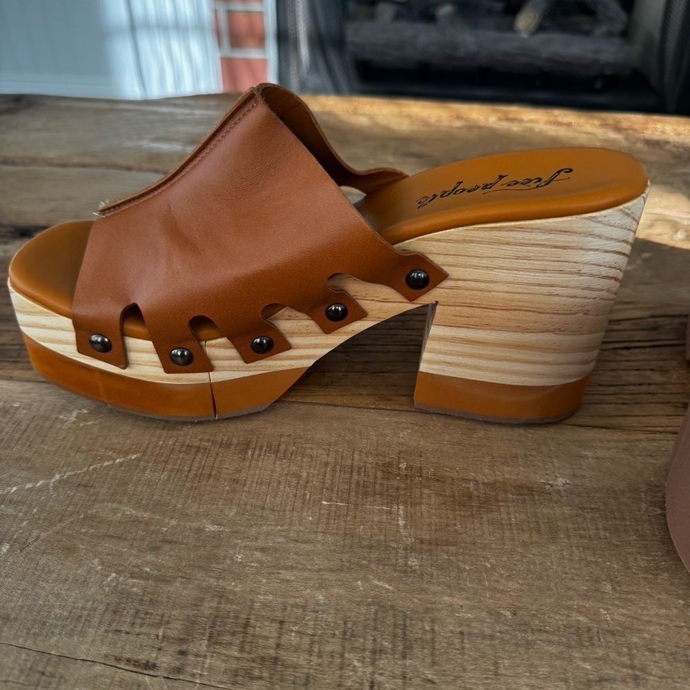 NEW IN BOX Free People Cassis Clogs ~ SOLD OUT ~ 40 ( 9 / 9.5) Platform Comfy - Picture 7 of 11